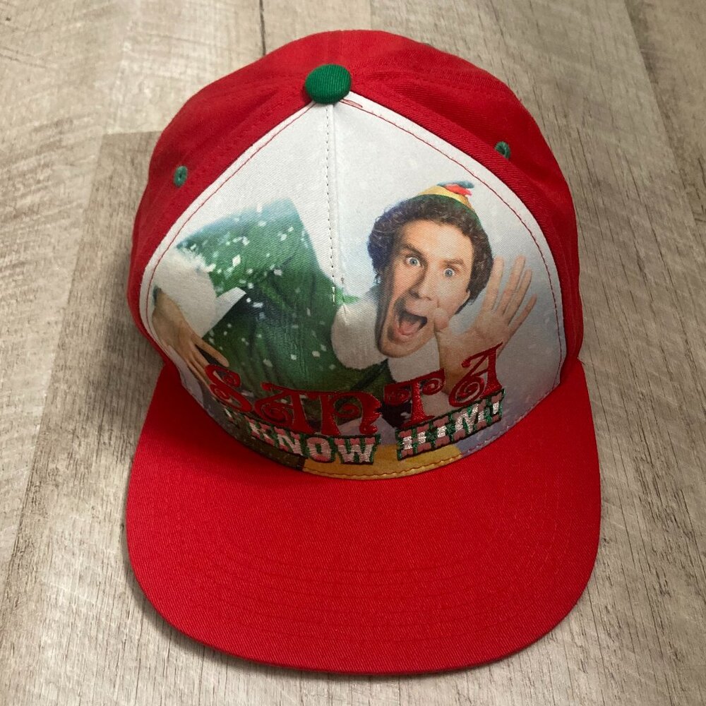 Elf Movie Santa I Know Him Snapback Baseball Hat